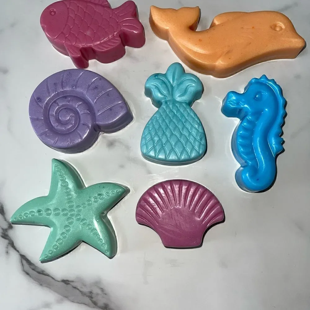 Under the Sea- 🏖️ soap bars- 🧼 handmade natural goats milk soap